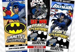 Batman Birthday Invitations Walmart Batman Invitation Batman Birthday Invites On Storenvy