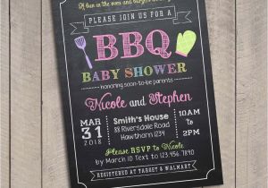 Bbq Baby Shower Invites Baby Shower Bbq Invitation Bbq Baby Invitations Bbq Baby