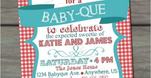 Bbq Baby Shower Invites Bbq Baby Shower Invitation Barbeque Baby Shower Baby Q