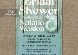 Beach Bridal Shower Invites Beach Bridal Shower Invitations Printable Nautical Bridal