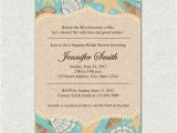 Beach Bridal Shower Invites Beach themed Bridal Shower Invitation and or Thank You