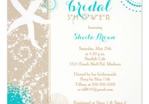 Beach Bridal Shower Invites Modern Beach Bridal Shower Invitations