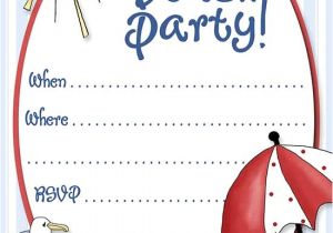 Beach Party Invitation Template Party Invitation Template Download In Psd Pdf