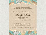 Beach theme Bridal Shower Invitation Template Invitation Beach themed Bridal Shower Invite by