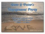 Beach themed Engagement Party Invitations Beach themed Engagement Party Invitations A Birthday Cake