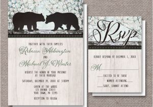 Bear Wedding Invitations Artistically Invited Invitations Saint Clair Pa