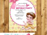 Beauty and the Beast Baby Shower Invitations Beauty & Beast Birthday Invitations Printable Party