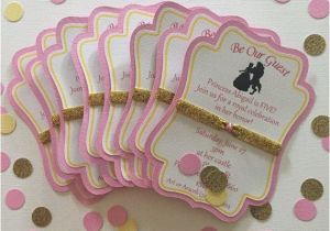 Beauty and the Beast Baby Shower Invitations Beauty and the Beast Inspired Invitations Cut by