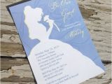 Beauty and the Beast Bridal Shower Invitations Disney Beauty and the Beast Belle Bridal Shower Invitation
