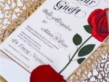 Beauty and the Beast Inspired Wedding Invitations Could these Beauty and the Beast Wedding Photos Be Any