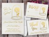 Beauty and the Beast Wedding Invitation Template Free Beauty and the Beast Wedding Invitations Beauty and the