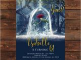 Beauty and the Beast Wedding Invitation Template Free Items Similar to Beauty and the Beast Birthday Invitations
