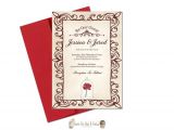 Beauty and the Beast Wedding Invitations Beauty and the Beast Wedding Invitation Printable Be Our Guest