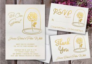 Beauty and the Beast Wedding Invitations Beauty and the Beast Wedding Invitations Beauty and the