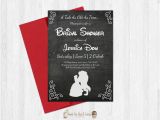 Beauty and the Beast Wedding Shower Invitations Beauty and the Beast Bridal Shower Invitation Printable