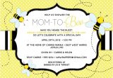 Bee themed Baby Shower Invites Bee Baby Shower Invitation "mom to "bee" Bee themed