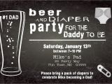 Beer and Diaper Party Invite Template Beer and Diaper Shower Invitation Boy Man Shower Man Diaper