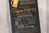 Beer and Diaper Party Invite Template Diaper Party Invitation Beer and Diaper Party Invitation