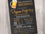 Beer and Diaper Party Invite Template Diaper Party Invitation Beer and Diaper Party Invitation