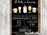 Beer Bbq and Baby Shower Invites A Baby is Brewing Invitation Beer Bbq Shower