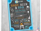 Beer Bbq and Baby Shower Invites Baby Beer & Bbq Baby Shower Invitation