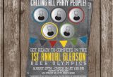 Beer Olympics Party Invitations Beer Olympics Invitation Birthday Olympics Invitations Let