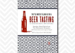 Beer Tasting Birthday Party Invitations Items Similar to Printable Beer Tasting Party Invitation