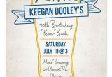 Beer themed Party Invitations Beer Garden themed Rehearsal Dinner Customizable