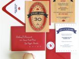Beer themed Party Invitations Beer themed 30th Birthday Party Invitations Invitation Crush