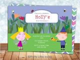 Ben and Holly Party Invites Ben and Holly Invitation Ben & Holly by Prettylittleinvite