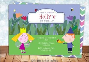 Ben and Holly Party Invites Ben and Holly Invitation Ben & Holly by Prettylittleinvite