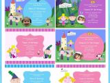 Ben and Holly Party Invites Ben and Holly Party Invitations Mickey Mouse Invitations
