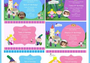 Ben and Holly Party Invites Ben and Holly Party Invitations Mickey Mouse Invitations
