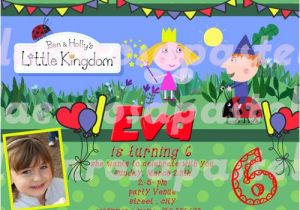 Ben and Holly Party Invites Ben and Holly S Little Kingdom Invitation Printable