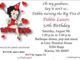 Betty Boop Birthday Party Invitations Items Similar to Custom Betty Boop theme 50th Birthday