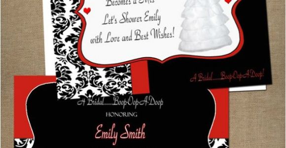 Betty Boop Bridal Shower Invitations Personalized Invitations