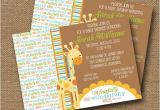 Bible Verses for Baby Shower Invitations Giraffe Baby Shower Invitation Diy Printable Baby Boy