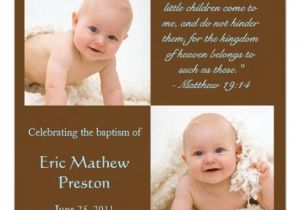 Bible Verses for Baptism Invitations Baptism Invite with Bible Verse