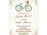 Bicycle Bridal Shower Invitations Bicycle Watercolor Bridal Shower Invitation Zazzle