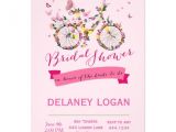 Bicycle Bridal Shower Invitations Bridal Shower Floral Bicycle Invitation Zazzle