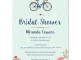 Bicycle Bridal Shower Invitations Bridal Shower Invitation Blush and Navy Floral Bike