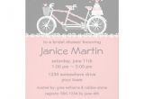 Bicycle Bridal Shower Invitations Tandem Bicycle Wedding Shower Invitation Zazzle