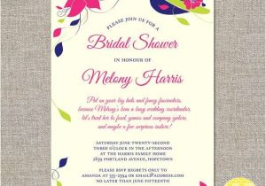 Big Hat Bridal Shower Invitations Big Hats and Fascinators Custom Bridal Shower Invitation