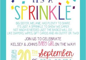 Big Sister Baby Shower Invitations Surprise Birthday Sprinkles and Colors On Pinterest
