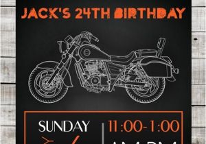 Biker Party Invitations Instant Download Diy Motorcycle Birthday Party by