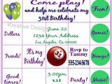 Bingo Party Invitations Bingo Invites Google Search Pokeno Game Night
