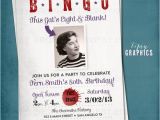 Bingo Party Invitations Bingo Milestone Surprise Party Invite This Kid 39 S Eight
