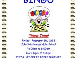 Bingo Party Invitations Free Bingo Flyers Bingo Flyer Templates and Printing Party