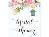 Bird Bridal Shower Invitations Cute Birds & Bird Houses Bridal Shower Invitation