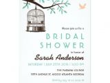 Bird Bridal Shower Invitations White Bird Cage Rustic Bridal Shower Invitation